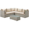 Modway Repose 6 Piece Outdoor Patio Sectional Set