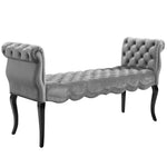 Modway Adelia Chesterfield Style Button Tufted Performance Velvet Bench