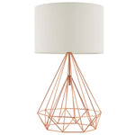 Modway Precious Rose Gold Table Lamp