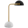 Modway Convey Bronze and White Marble Table Lamp