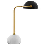 Modway Convey Bronze and White Marble Table Lamp