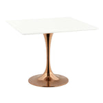 Modway Lippa 36" Square Wood Top Dining Table