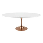 Modway Lippa 78" Oval Wood Dining Table