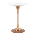 Modway Lippa 28" Wood Top Bar Table