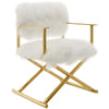 Modway Action Pure White Cashmere Accent Director's Chair