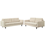 Modway Empress Sofa and Loveseat Set of 2