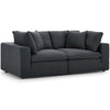 Modway Commix Down Filled Overstuffed 2 Piece Sectional Sofa Set