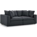 Modway Commix Down Filled Overstuffed 2 Piece Sectional Sofa Set