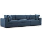 Modway Commix Down Filled Overstuffed 3 Piece Sectional Sofa Set