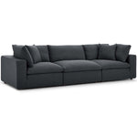 Modway Commix Down Filled Overstuffed 3 Piece Sectional Sofa Set