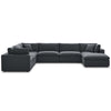 Modway Commix Down Filled Overstuffed 7 Piece Sectional Sofa Set