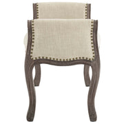 Modway Avail Vintage French Upholstered Fabric Bench