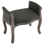 Modway Avail Vintage French Upholstered Fabric Bench