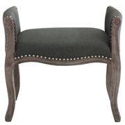 Modway Avail Vintage French Upholstered Fabric Bench