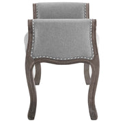 Modway Avail Vintage French Upholstered Fabric Bench