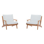 Modway Saratoga 2 Piece Outdoor Patio Teak Set