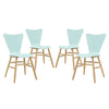 Modway Cascade Dining Chair Set of 4