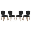 Modway Array Dining Side Chair Set of 4