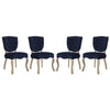 Modway Array Dining Side Chair Set of 4