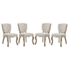 Modway Array Dining Side Chair Set of 4