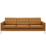 Modway Loft Tufted Upholstered Faux Leather Sofa