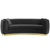 Modway Resolute Curved Performance Velvet Sofa