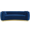 Modway Resolute Curved Performance Velvet Sofa