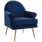 Modway Revive Tufted Button Accent Performance Velvet Armchair