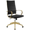 Modway Jive Gold Stainless Steel Highback Office Chair