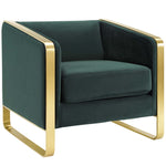 Modway Visualize Accent Club Lounge Performance Velvet Armchair