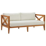 Modway Northlake Outdoor Patio Premium Grade A Teak Wood Sofa
