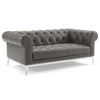 Modway Idyll Tufted Button Upholstered Leather Chesterfield Loveseat