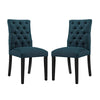 Modway Duchess Dining Chair Fabric Set of 2