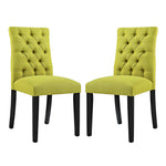 Modway Duchess Dining Chair Fabric Set of 2