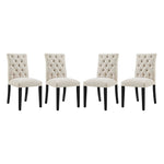 Modway Duchess Dining Chair Fabric Set of 4