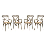 Modway Gear Dining Armchair Set of 4