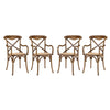 Modway Gear Dining Armchair Set of 4