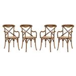 Modway Gear Dining Armchair Set of 4