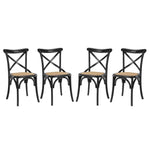 Modway Gear Dining Side Chair Set of 4