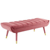 Modway Guess Channel Tufted Performance Velvet Accent Bench