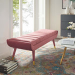 Modway Guess Channel Tufted Performance Velvet Accent Bench