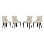 Modway Marquis Dining Chair Fabric Set of 4