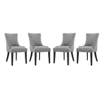 Modway Marquis Dining Chair Fabric Set of 4