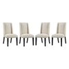 Modway Baron Dining Chair Fabric Set of 4