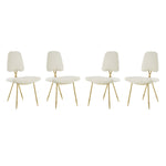 Modway Ponder Dining Side Chair Set of 4