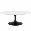 Modway Lippa 42" Oval-Shaped Wood Coffee Table