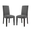Modway Parcel Dining Side Chair Fabric Set of 2