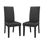 Modway Parcel Dining Side Chair Vinyl Set of 2
