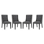Modway Baronet Dining Chair Fabric Set of 4