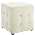 Modway Contour Tufted Cube Performance Velvet Ottoman